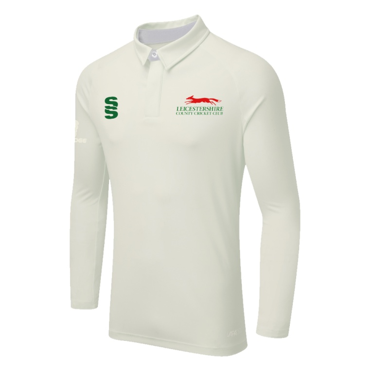 Leicestershire CCC - Dual Cricket Shirt Long Sleeve - Unisex Fit